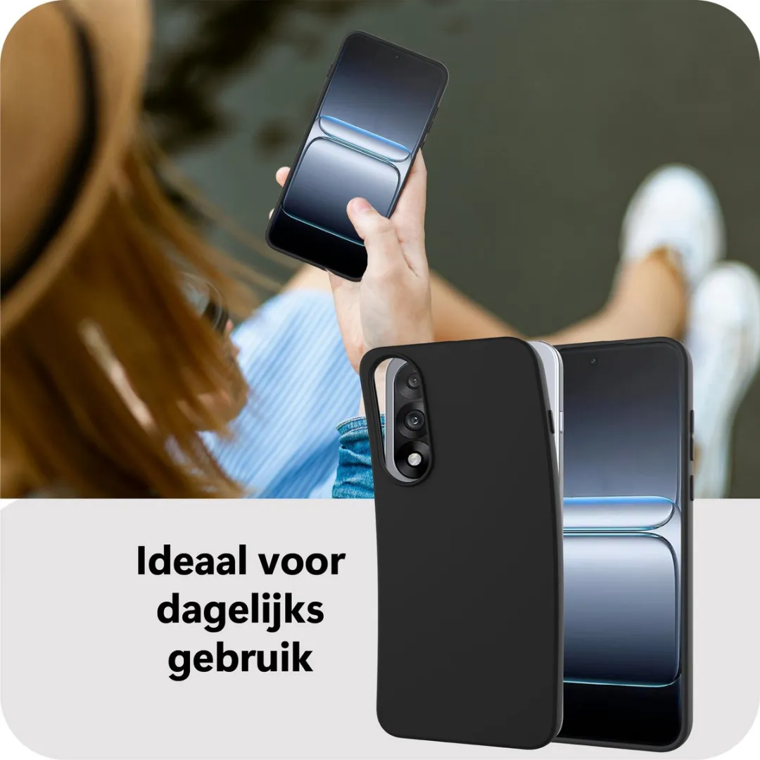 Just in Case Siliconen Hoesje OnePlus Nord 5 MON2783KL1 - Zwart - afbeelding 6 van 6