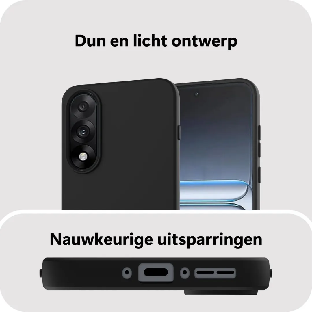 Just in Case Siliconen Hoesje OnePlus Nord 5 MON2783KL1 - Zwart
