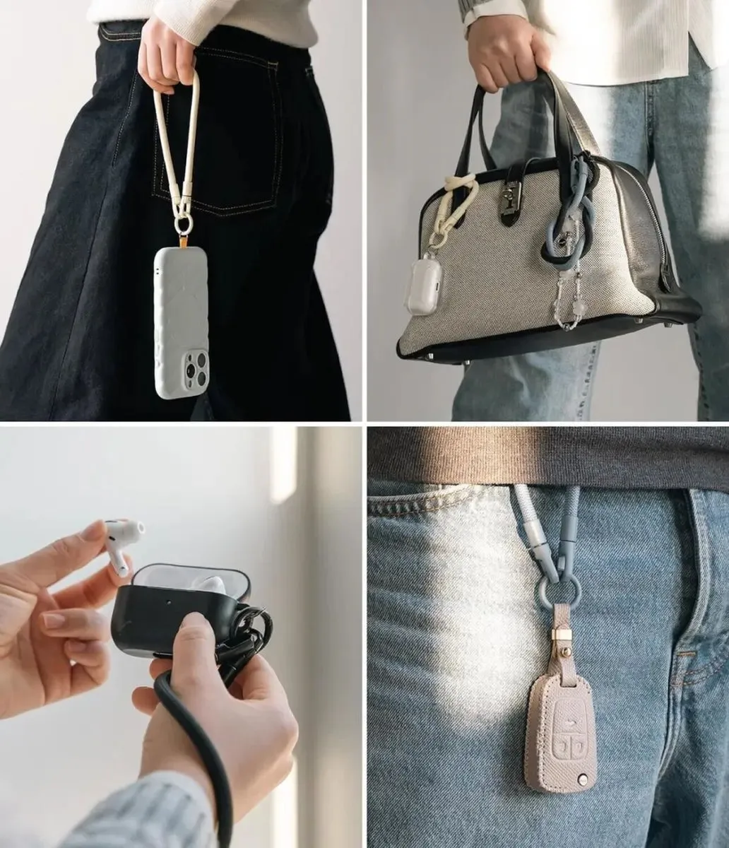 Ringke Holder Link & Flow Hand Strap U-Type - Blauw
