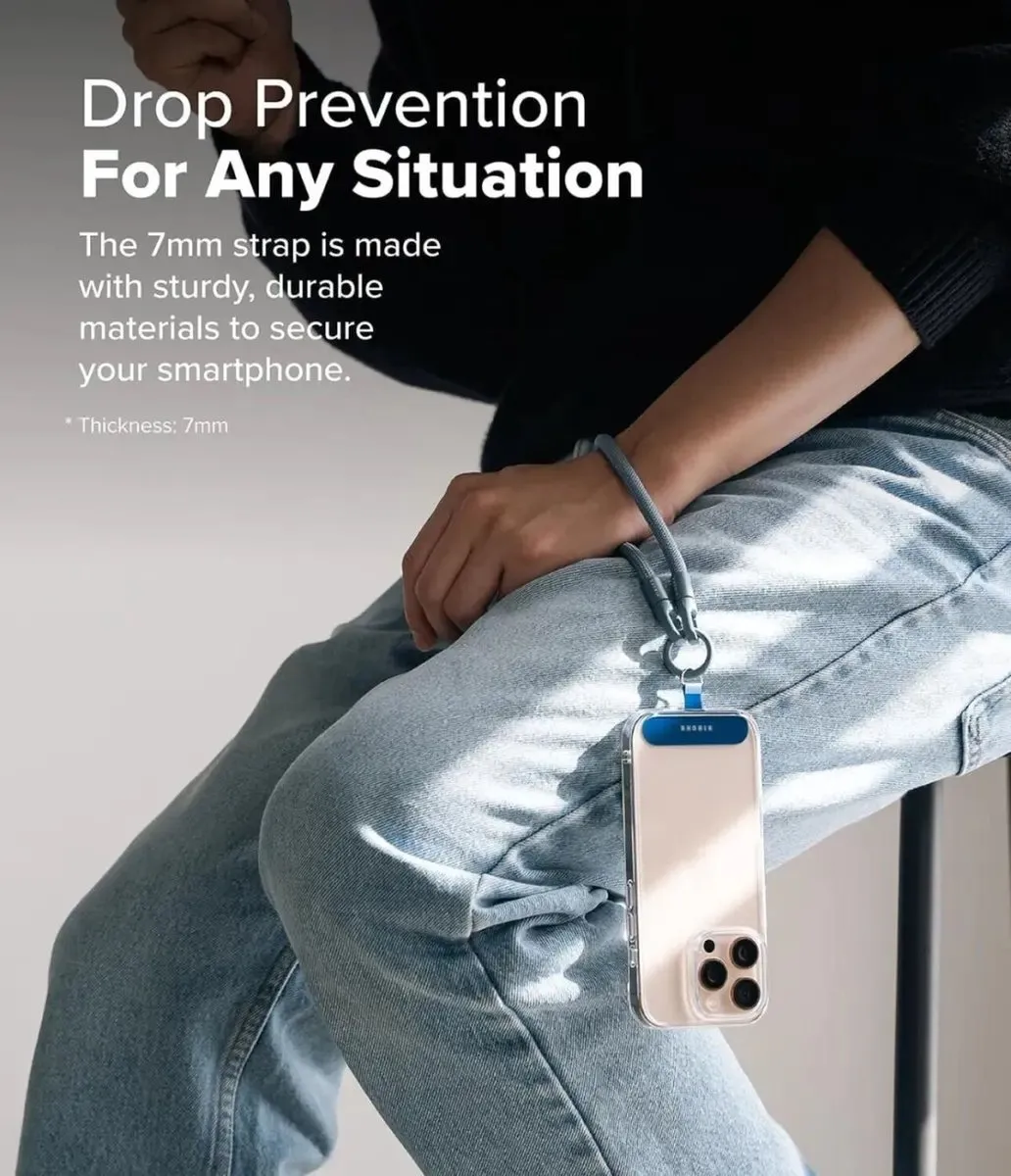 Ringke Holder Link & Flow Hand Strap U-Type - Blauw