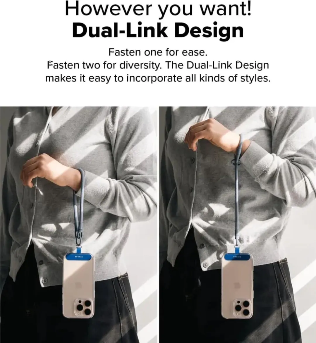 Ringke Holder Link & Flow Hand Strap U-Type - Blauw