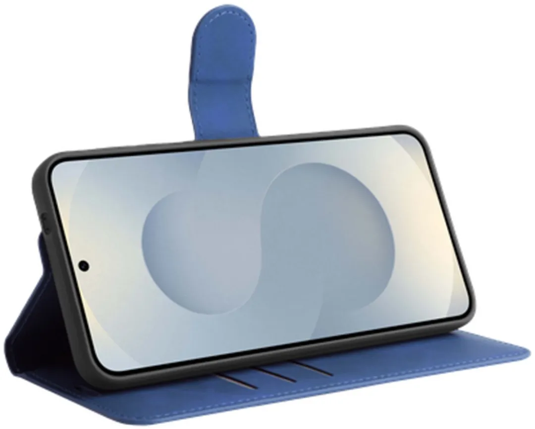 Just in Case Samsung Galaxy S26 Plus Hoesje Blauw - 4 Pasjes