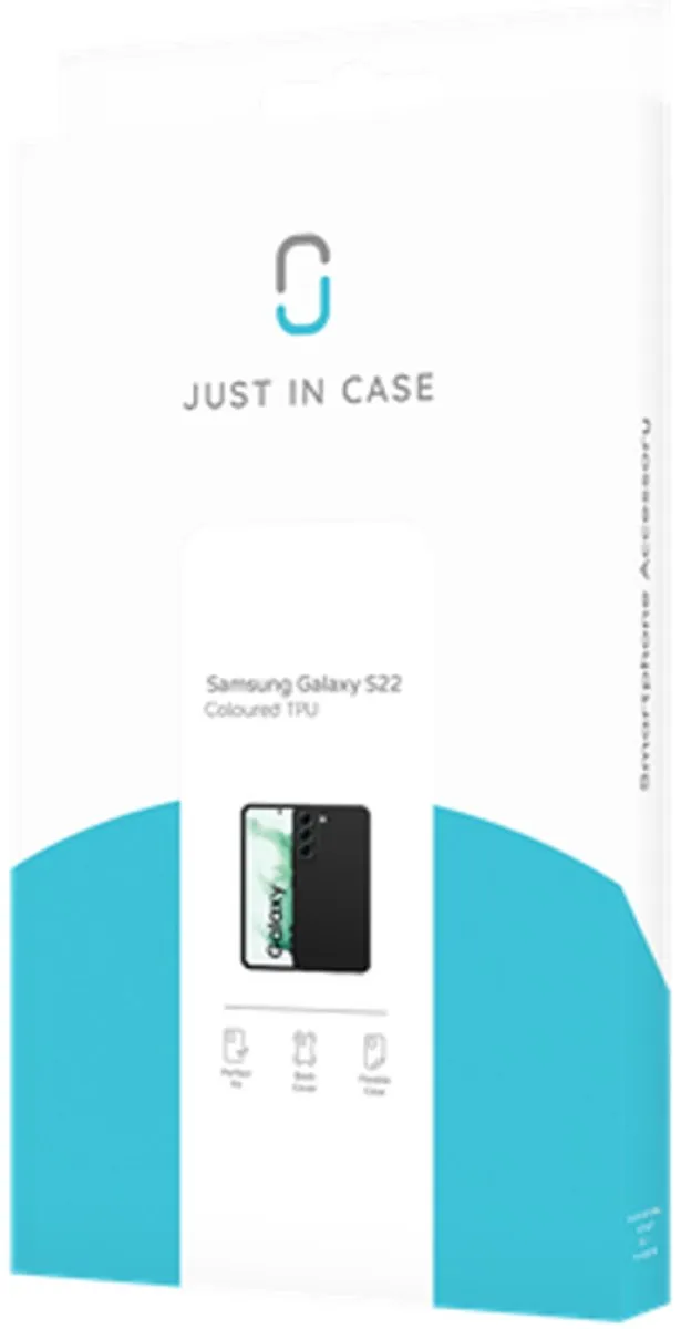 Just in Case Hoesje Samsung Galaxy S22 8111463 - Zwart