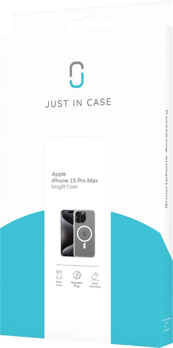 Just in Case iPhone 15 Pro Max Hoesje 8305992 - Transparant
