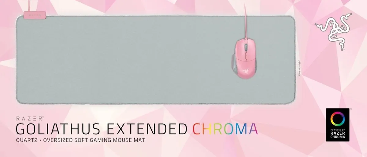 Razer Goliathus Chroma Extended Gaming Muismat - Grijs