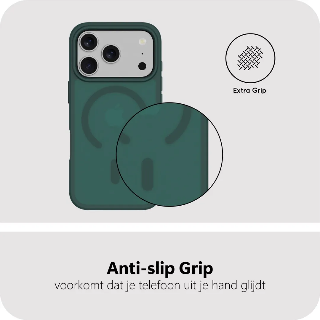Just in Case iPhone 17 Pro Hoesje - Military Grade MAP2762AE8M - Groen