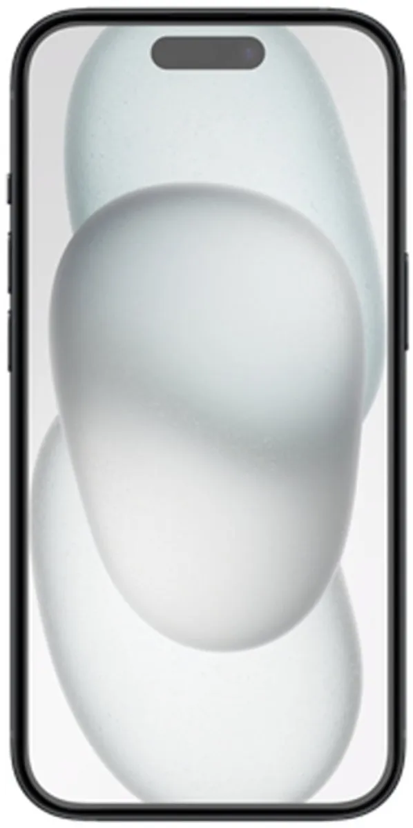 Just in Case iPhone 15 Tempered Glass Screenprotector - Transparant