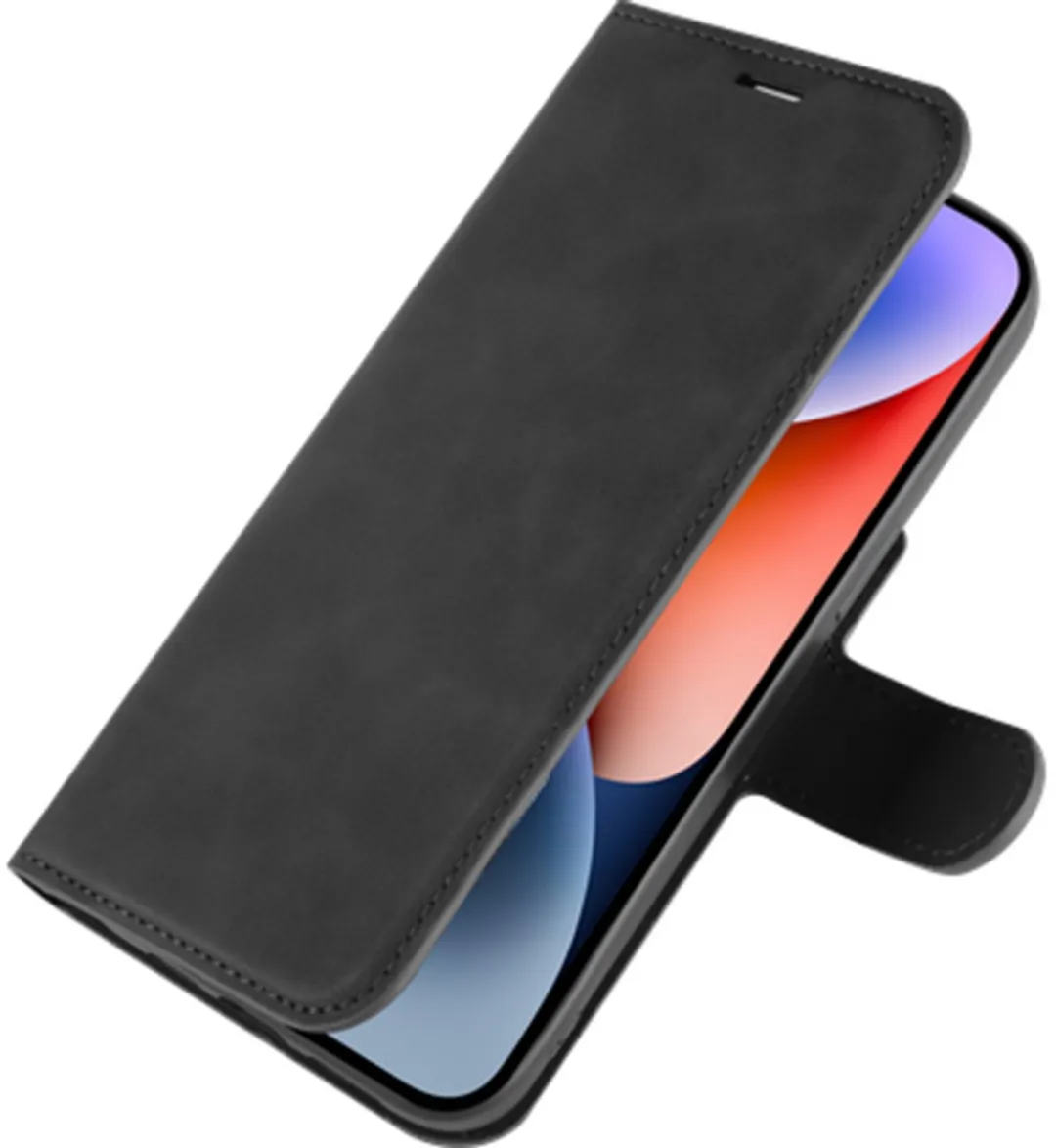 Just in Case iPhone 14 Plus Hoesje 8444479 - Pasjeshouder 4 Stuks - Zwart