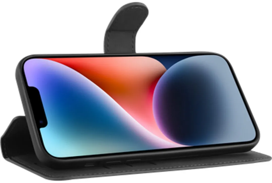 Just in Case iPhone 14 Plus Hoesje 8444479 - Pasjeshouder 4 Stuks - Zwart