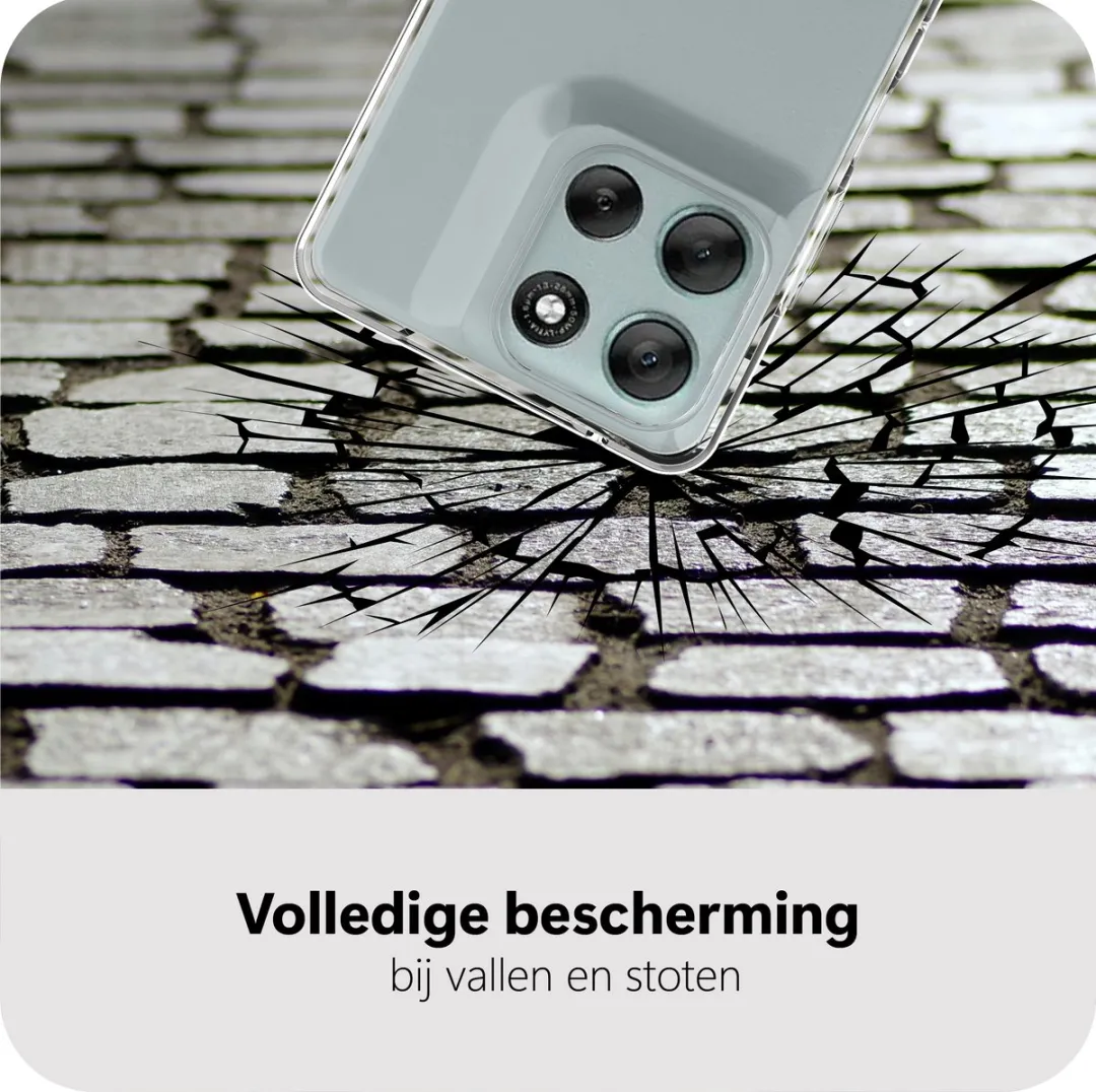 Just in Case Moto G56 Siliconen Hoesje - Transparant MMT2766KL0