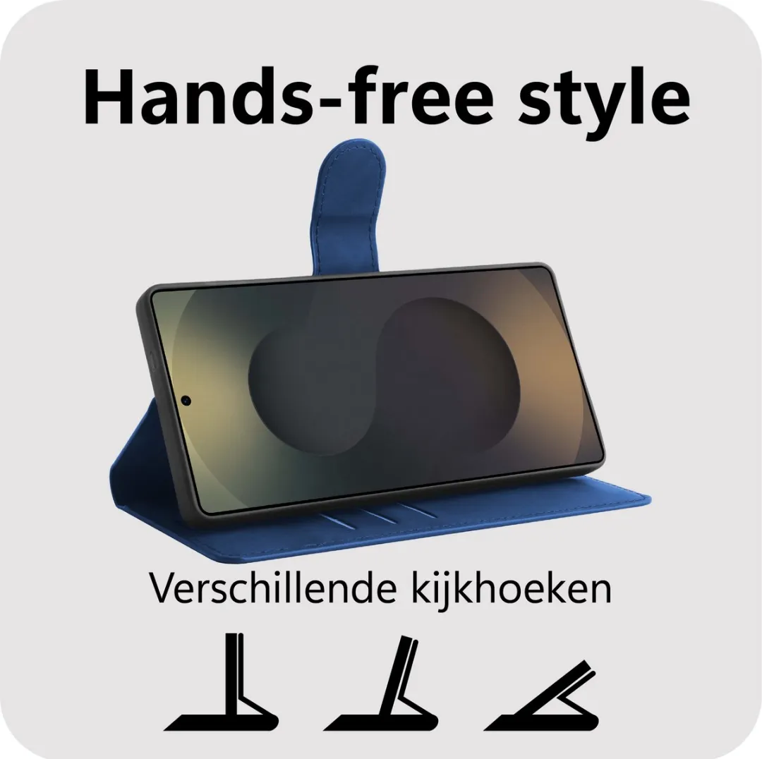 Just in Case Samsung Galaxy S26 Ultra Hoesje Blauw - 4 Pasjes