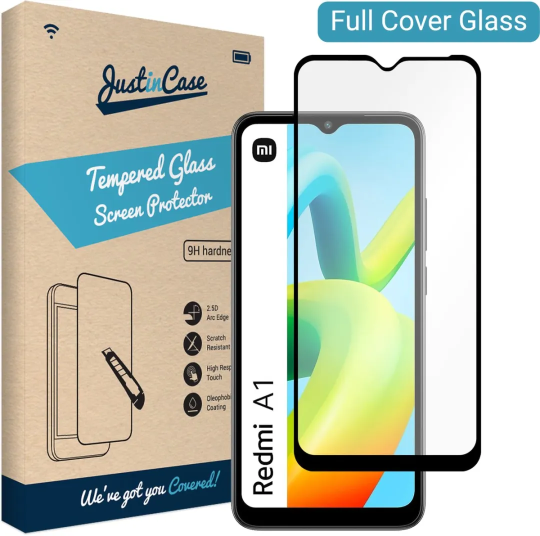 Just in Case Xiaomi Redmi A1/A2 Full Cover Glas Screenprotector