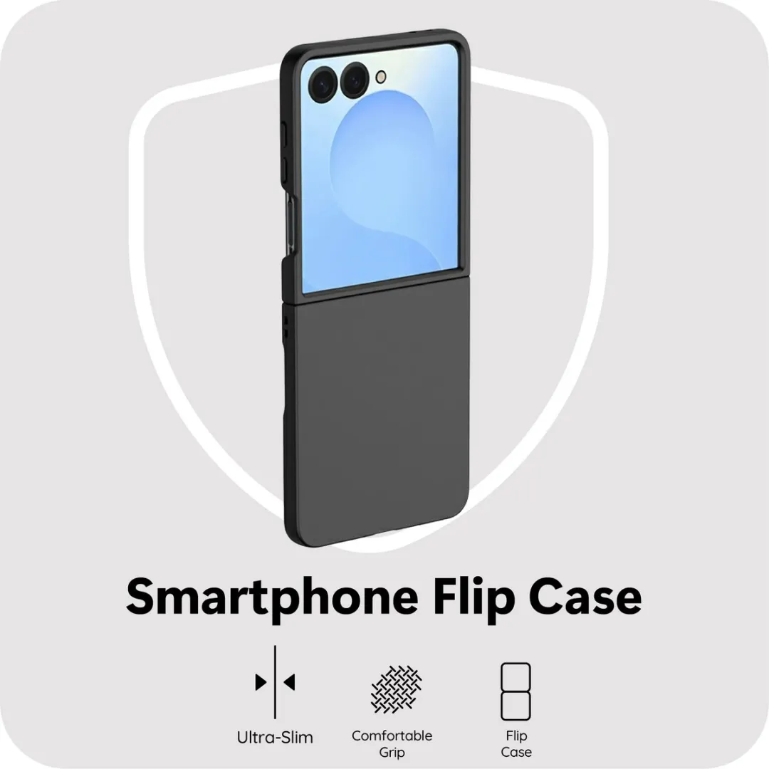 Just in Case Hoesje Samsung Galaxy Z Flip7 8511324 - Zwart