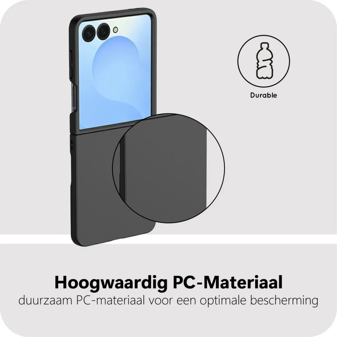 Just in Case Hoesje Samsung Galaxy Z Flip7 8511324 - Zwart