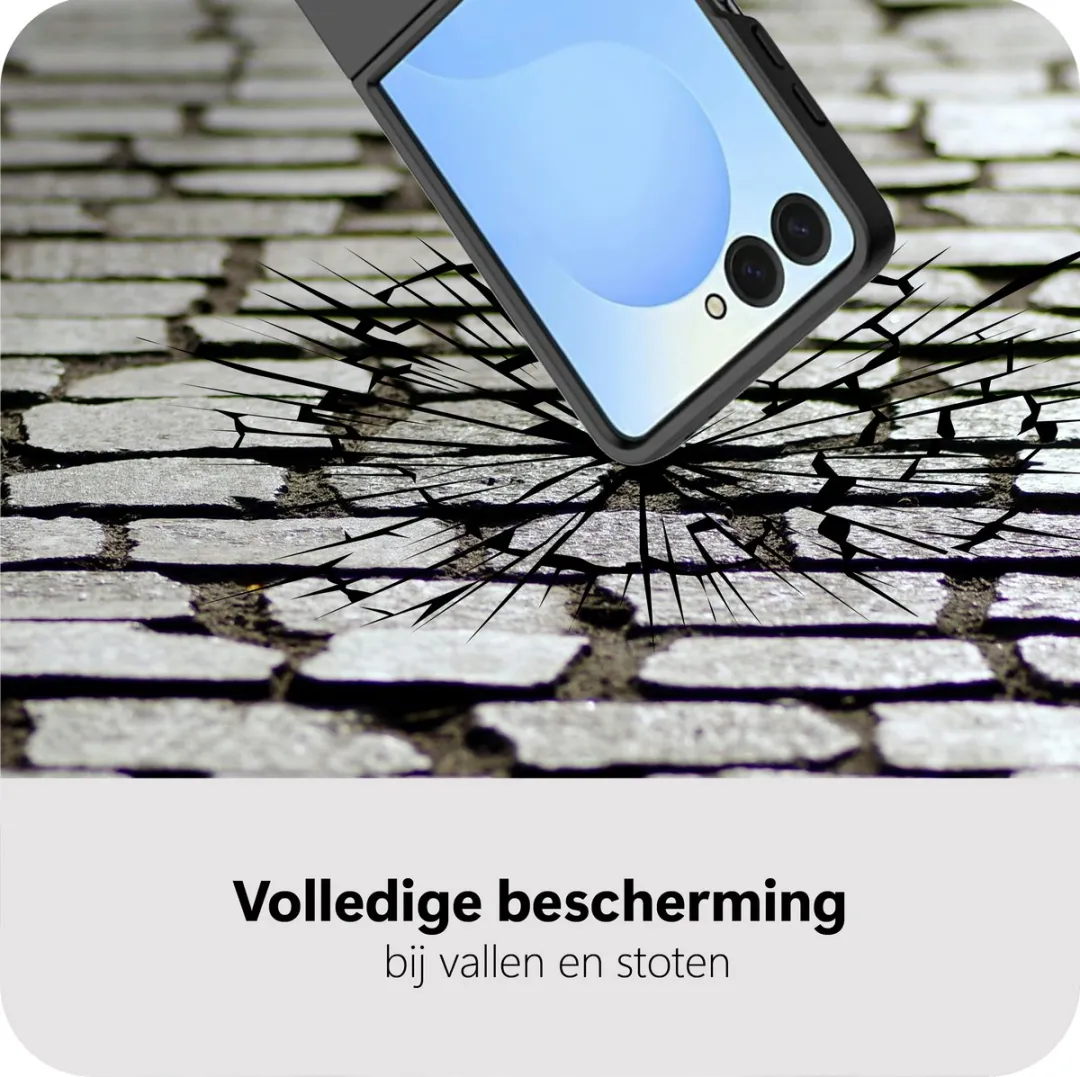 Just in Case Hoesje Samsung Galaxy Z Flip7 8511324 - Zwart