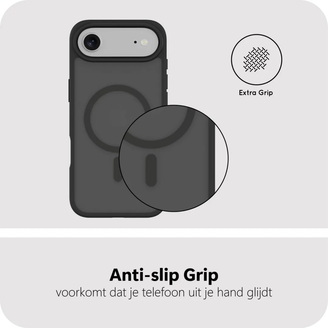 Just in Case iPhone Air MAP2764AE1M Hoesje - Military Grade - Zwart - afbeelding 6 van 6