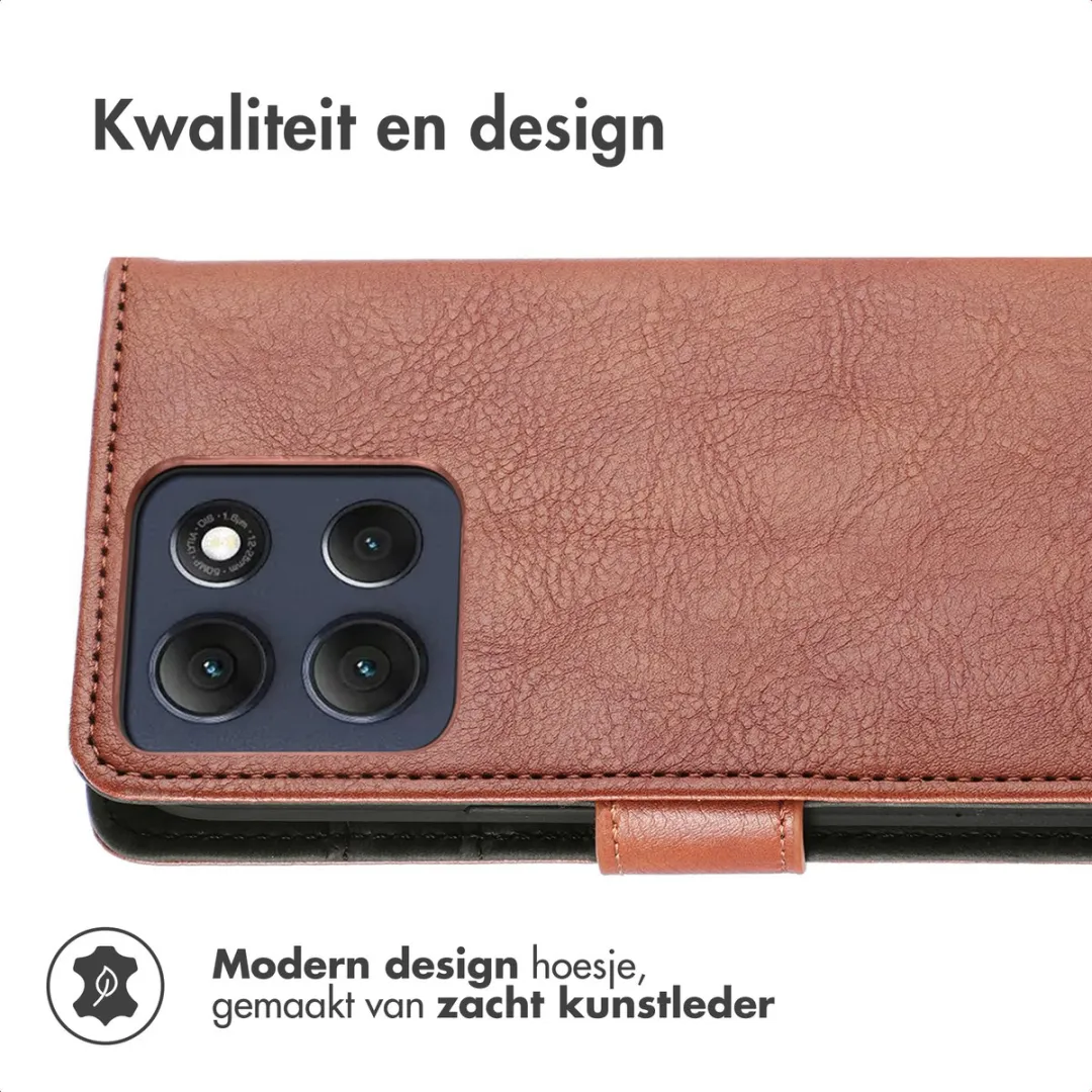 Imoshion Hoesje Motorola Moto G86 Power 3 Stuks - Bruin