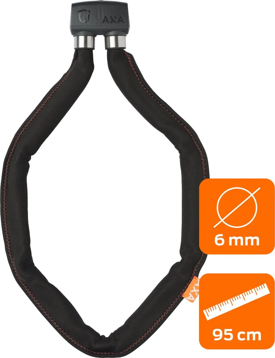 AXA Foldable 600 Vouwslot - 95cm - Zwart