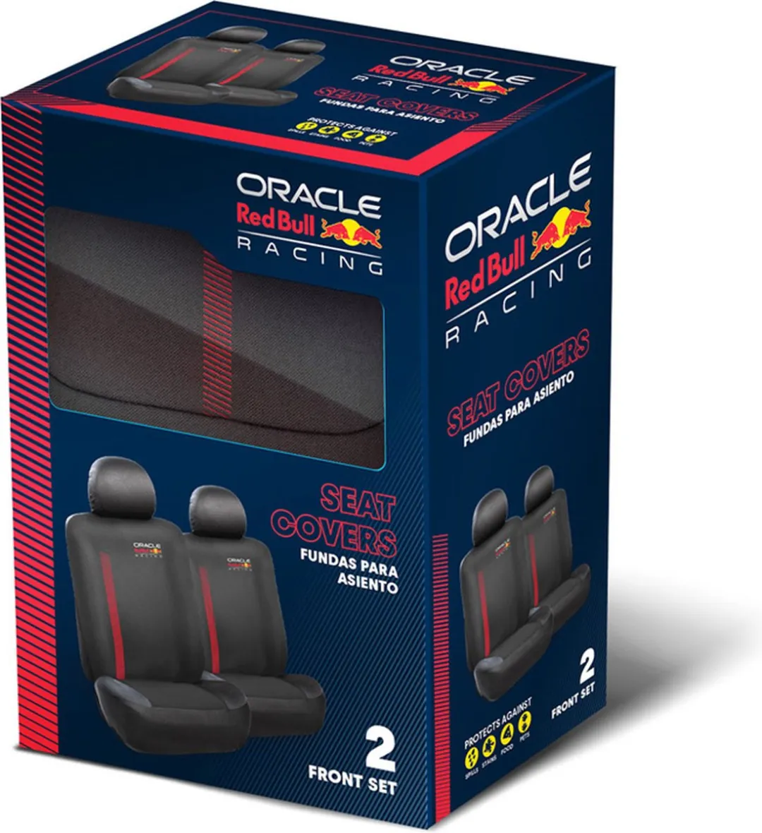 Red Bull Racing Stoelhoezen MV1 6-delig - Meerkleurig