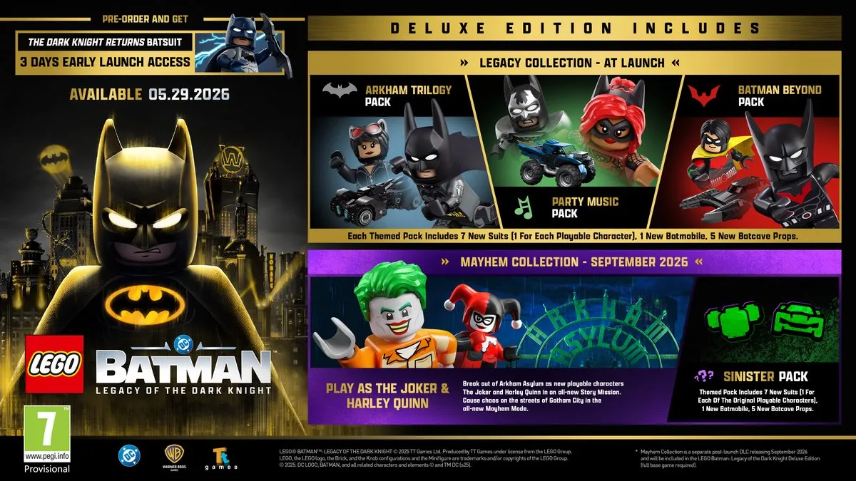 LEGO Batman: Legacy of the Dark Knight - Deluxe Edition - PS5