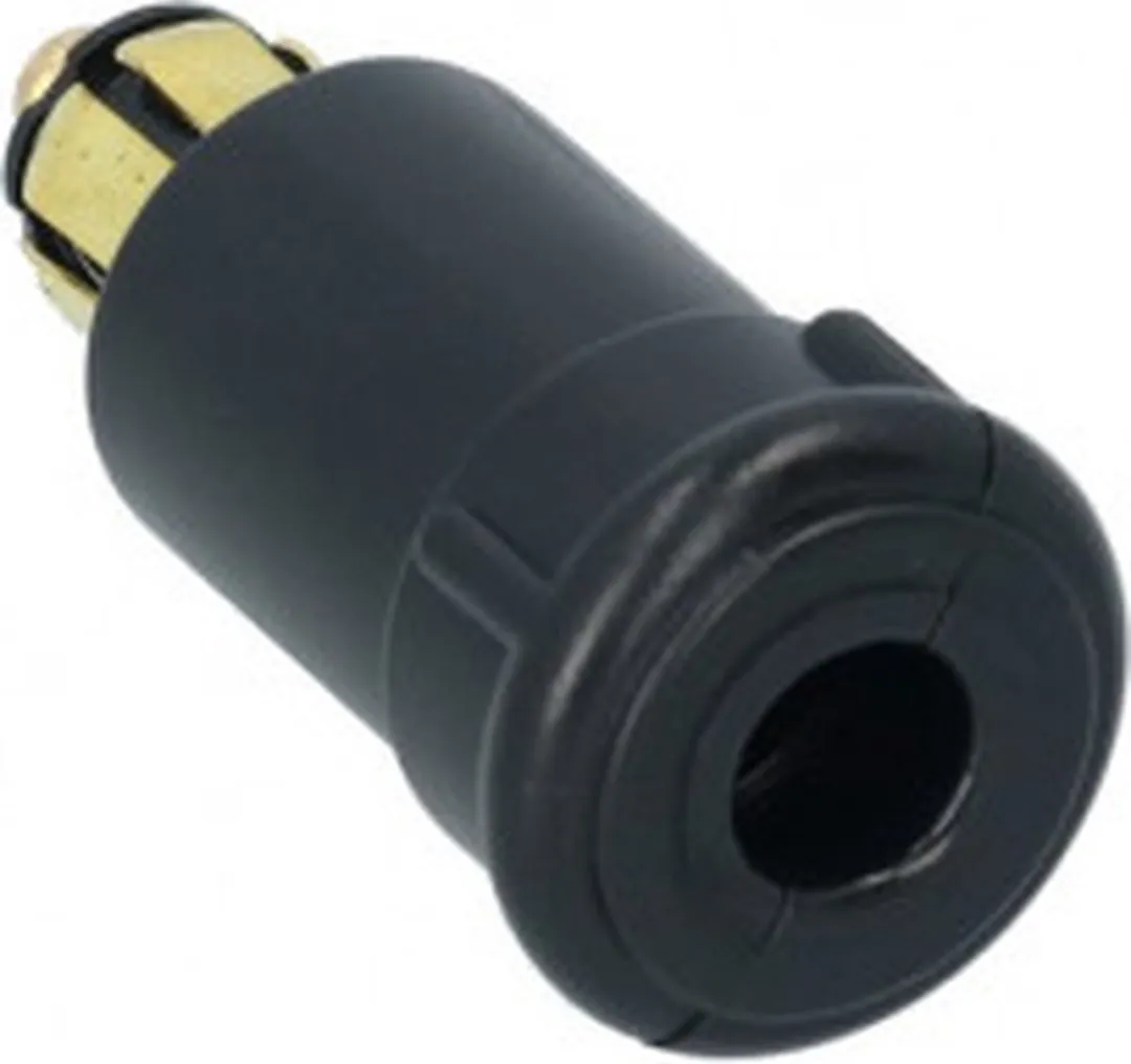 Carpoint ISO 4165 12/24V Stekker 20A - Zwart