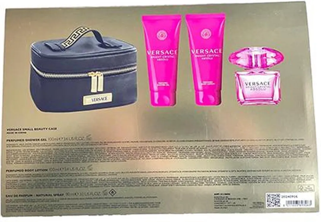 Versace Bright Crystal Absolu EDP 90ml + Douchegel 100ml + Bodylotion 100ml - 290ml