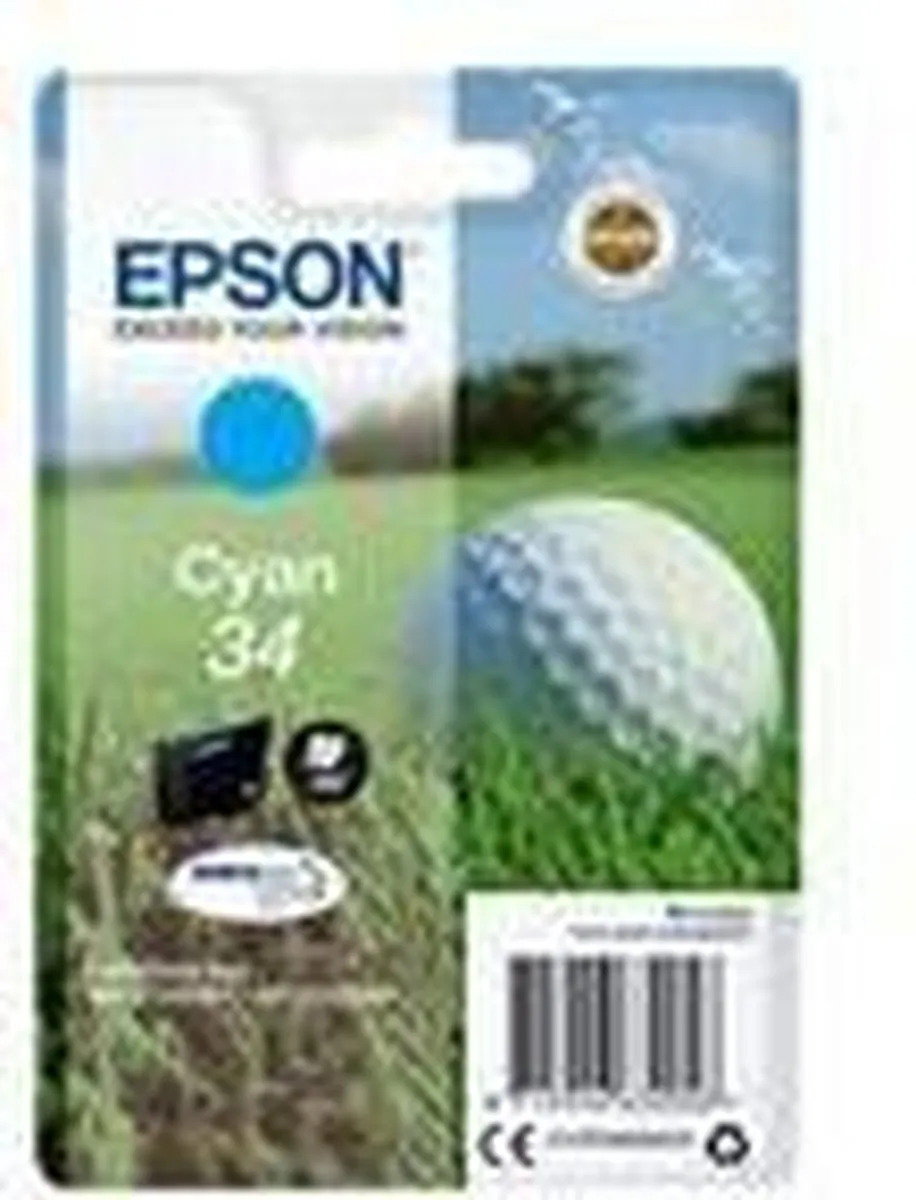 Epson DURABrite Ultra C13T34624020 Cyaan Cartridge - 300 Pagina's
