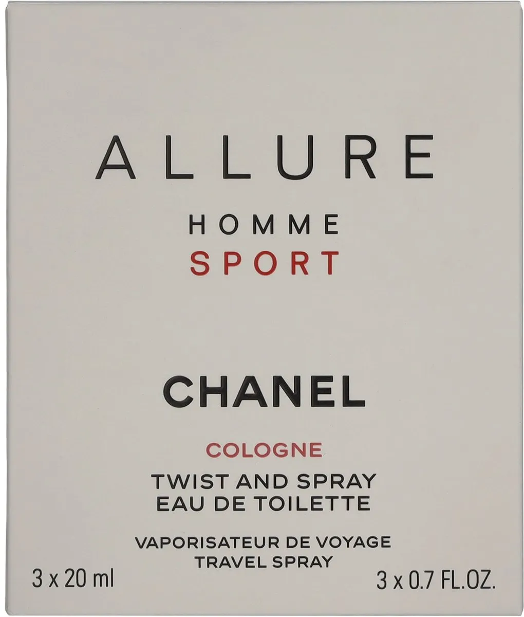Chanel Allure Homme Sport Eau de Cologne Geschenkset 60ml - 3x20ml