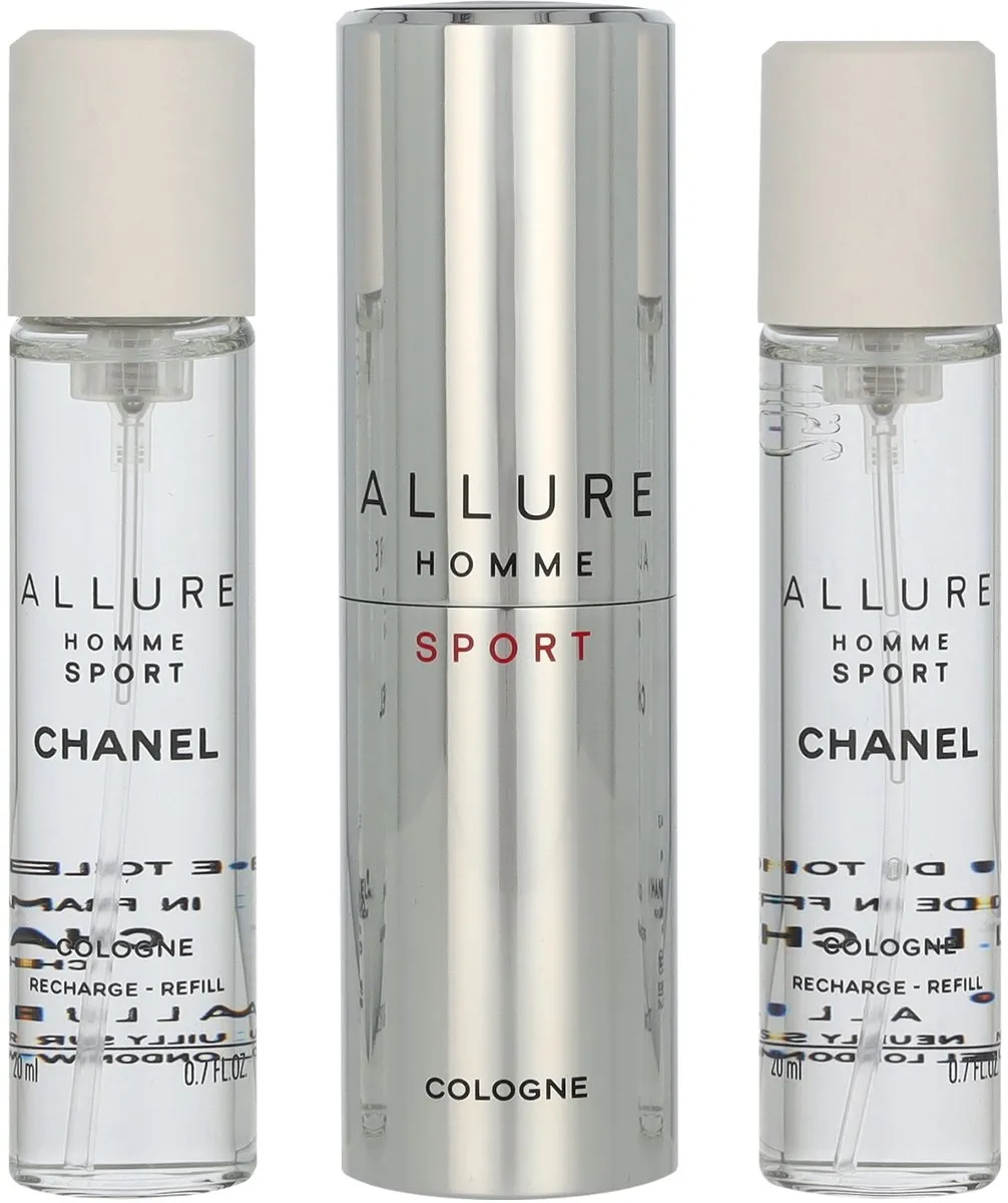 Chanel Allure Homme Sport Eau de Cologne Geschenkset 60ml - 3x20ml