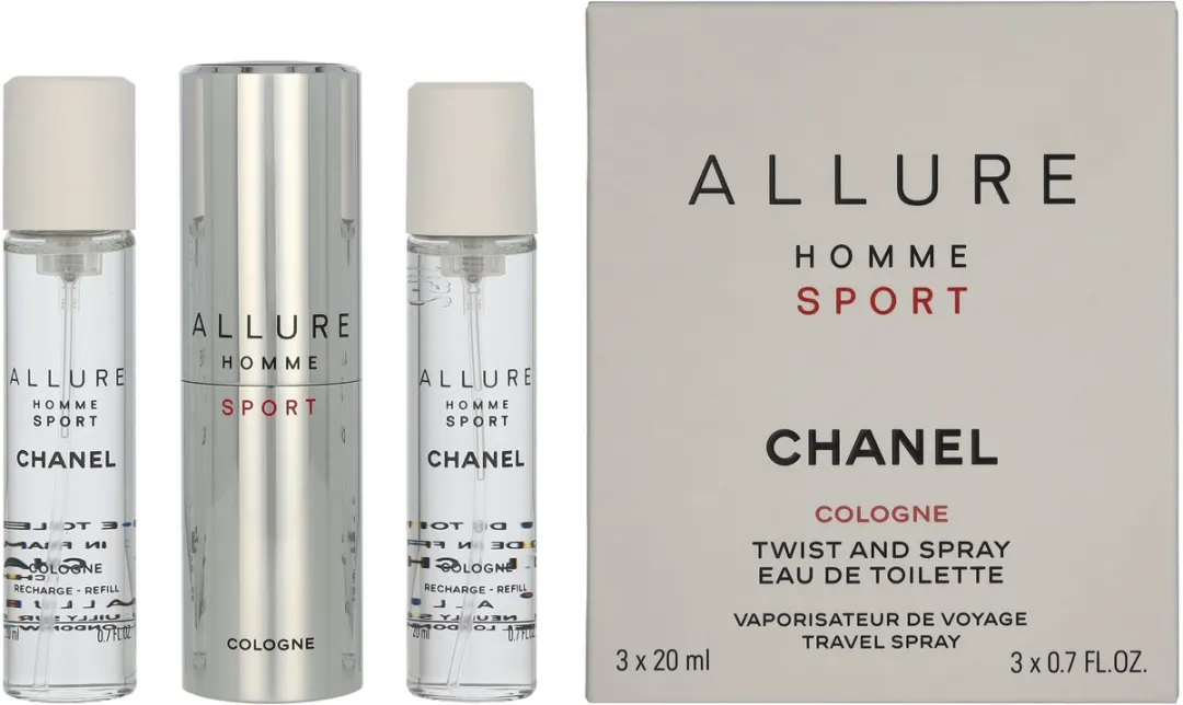Chanel Allure Homme Sport Eau de Cologne Geschenkset 60ml - 3x20ml