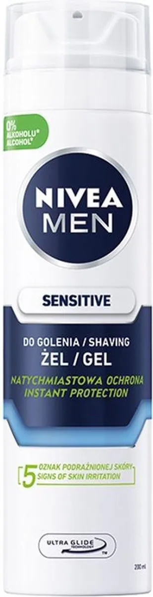 NIVEA Men Sensitive Shave Gel Soothing 200ml