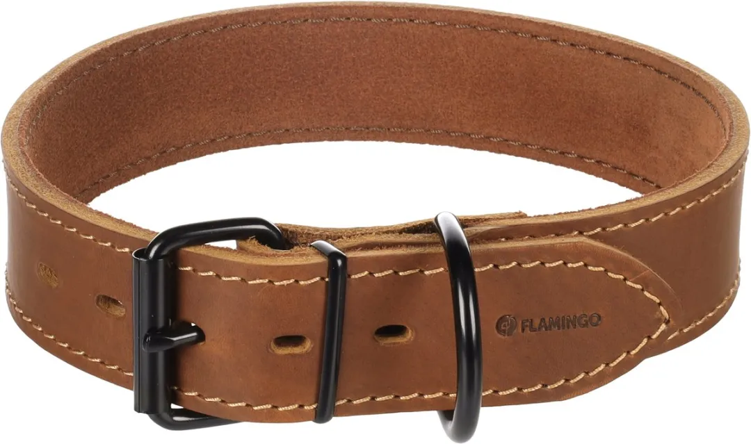 Flamingo Montana Halsband Cognac XXL