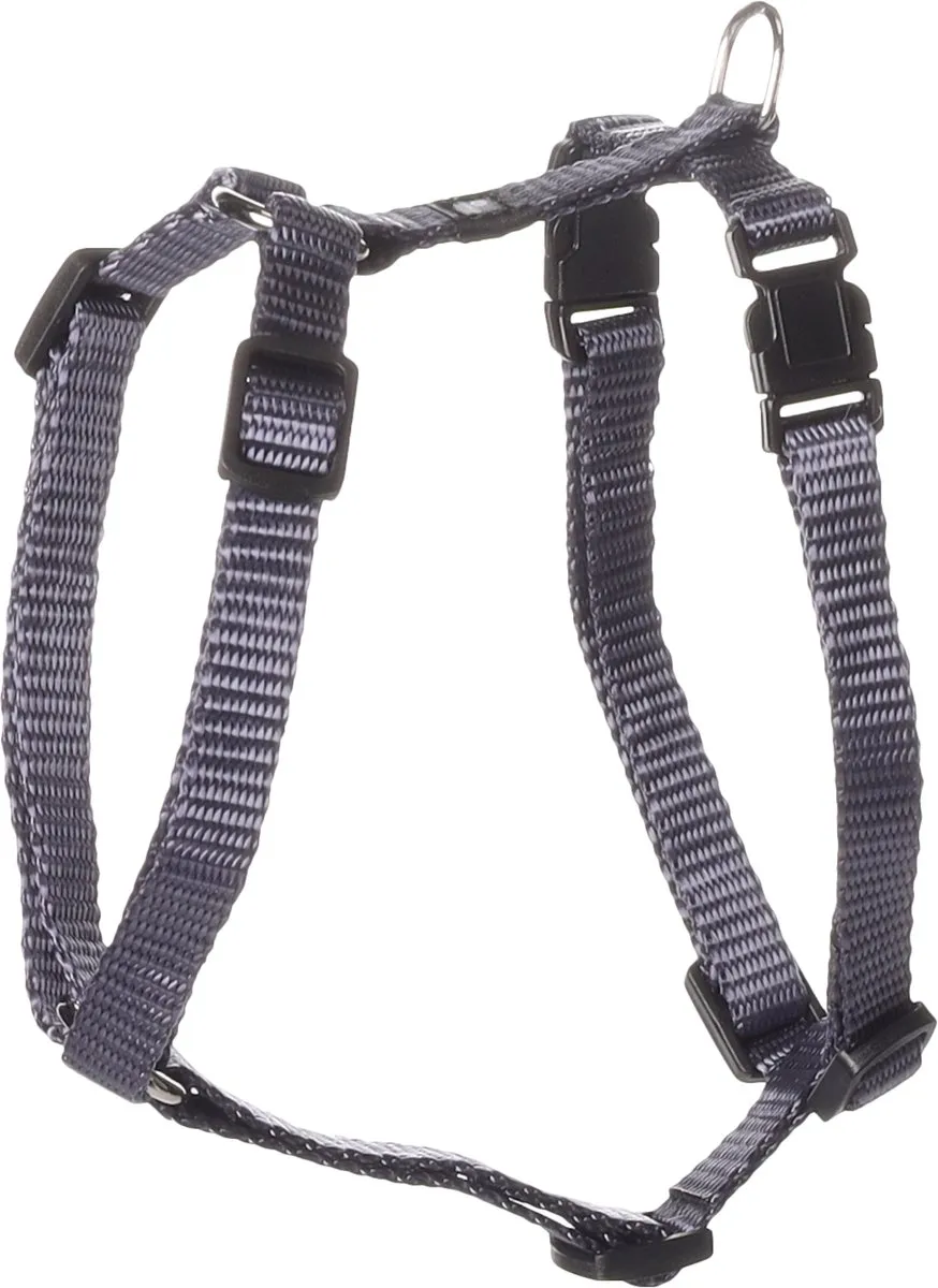 Flamingo Ziggi H-harnas Granietblauw XS 25-40cm