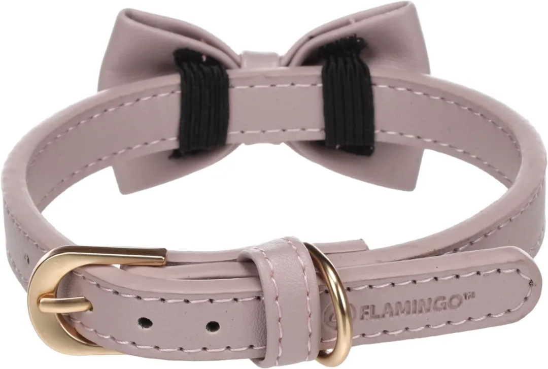 Flamingo Hond Halsband Nela Violet - S 29-35cm