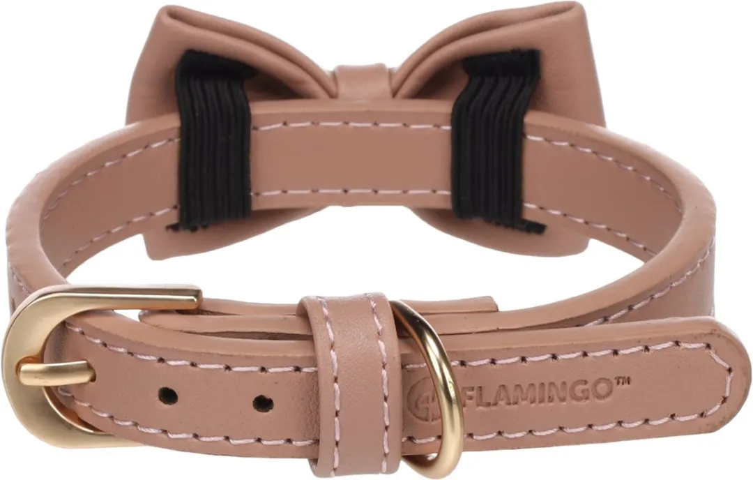 Flamingo Hond Halsband Nela Roze XS/S - 24-30cm