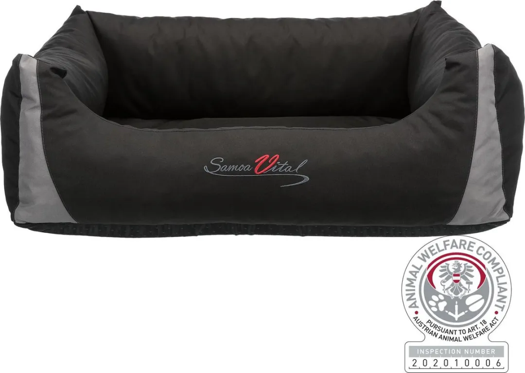 Trixie Samoa Vital Orthopedische Hondenmand - 100x80cm - Zwart/Grijs - afbeelding 4 van 6