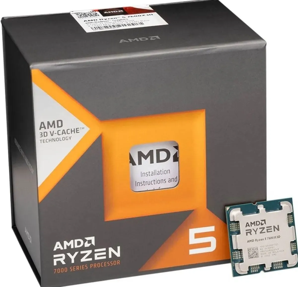 AMD Ryzen 5 7600X3D Boxed CPU - 6 Core/12 Threads