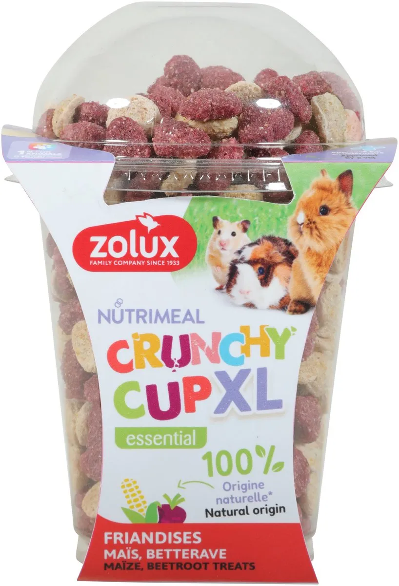 Zolux Nmeal Crunchy Cup XL Hart 220g