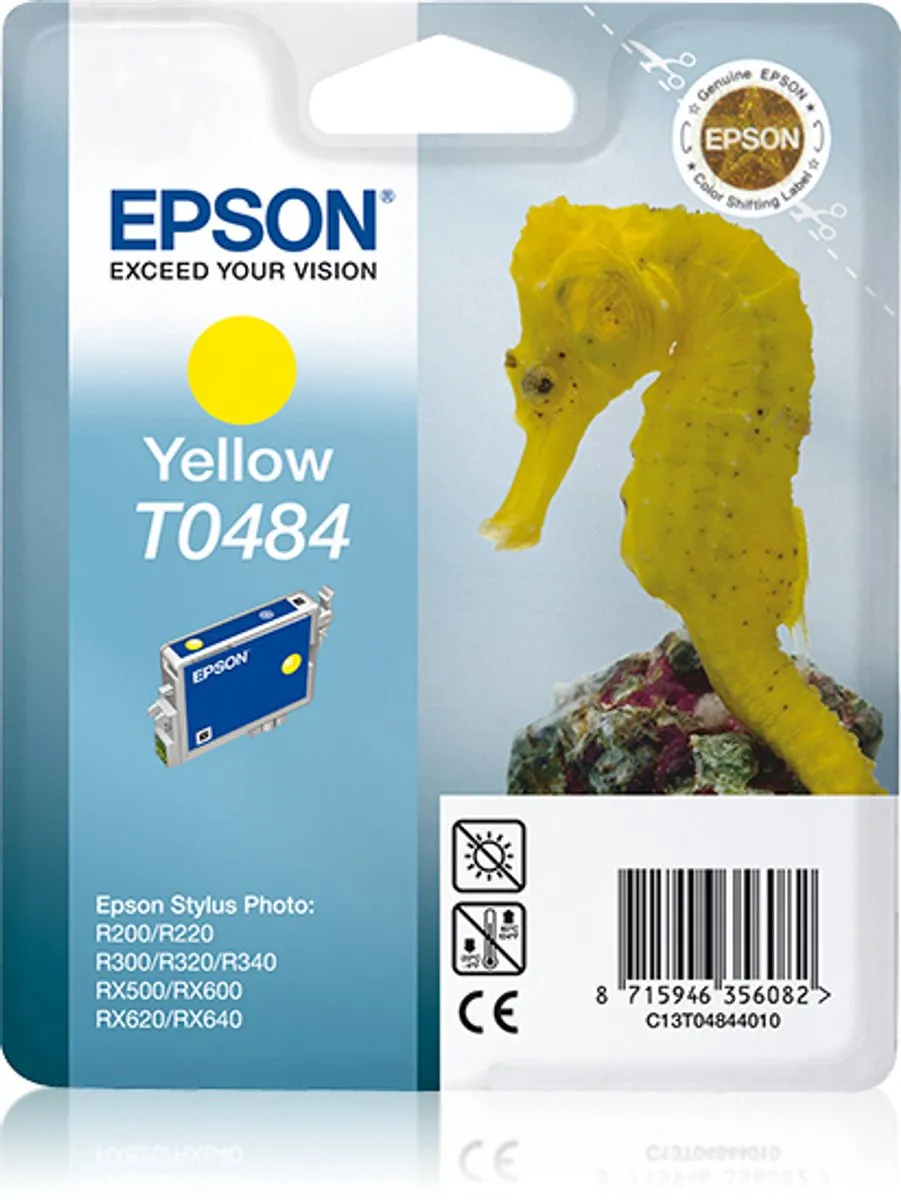 Epson T0484 Inktcartridge Geel - 13ml