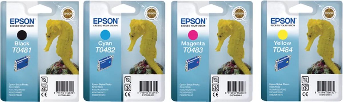 Epson T0484 Inktcartridge Geel - 13ml