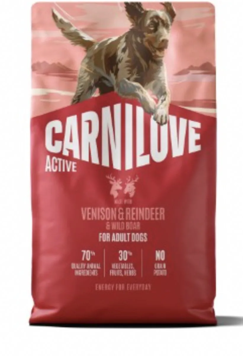 Carnilove Active Dog Dry Reeënhert & Everzwijn 4kg