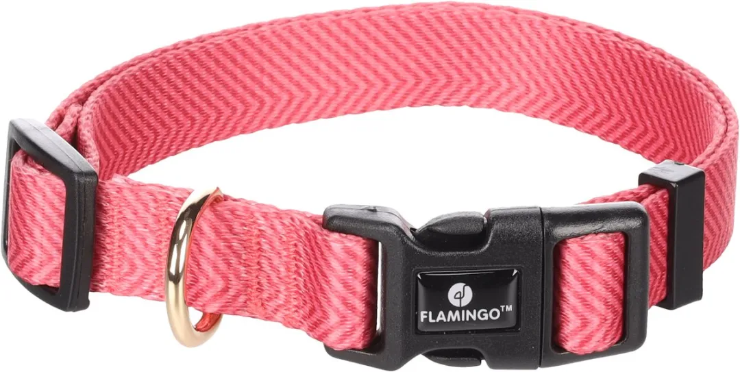 Flamingo Noekie Hondhalsband Roze M