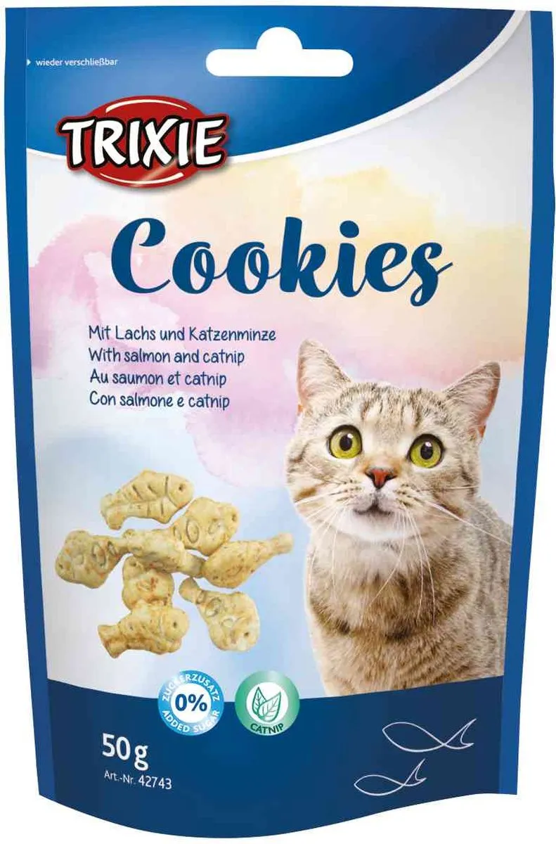 Trixie Cookies met Zalm en Catnip