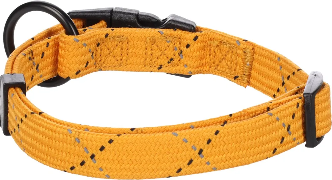 Flamingo Hond Halsband Puppy Dolly Oker S 30-45cm