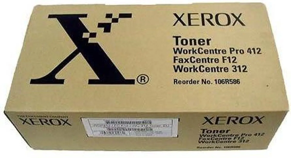 Xerox 106R00586 Tonercartridge - Zwart - 6000 pagina's