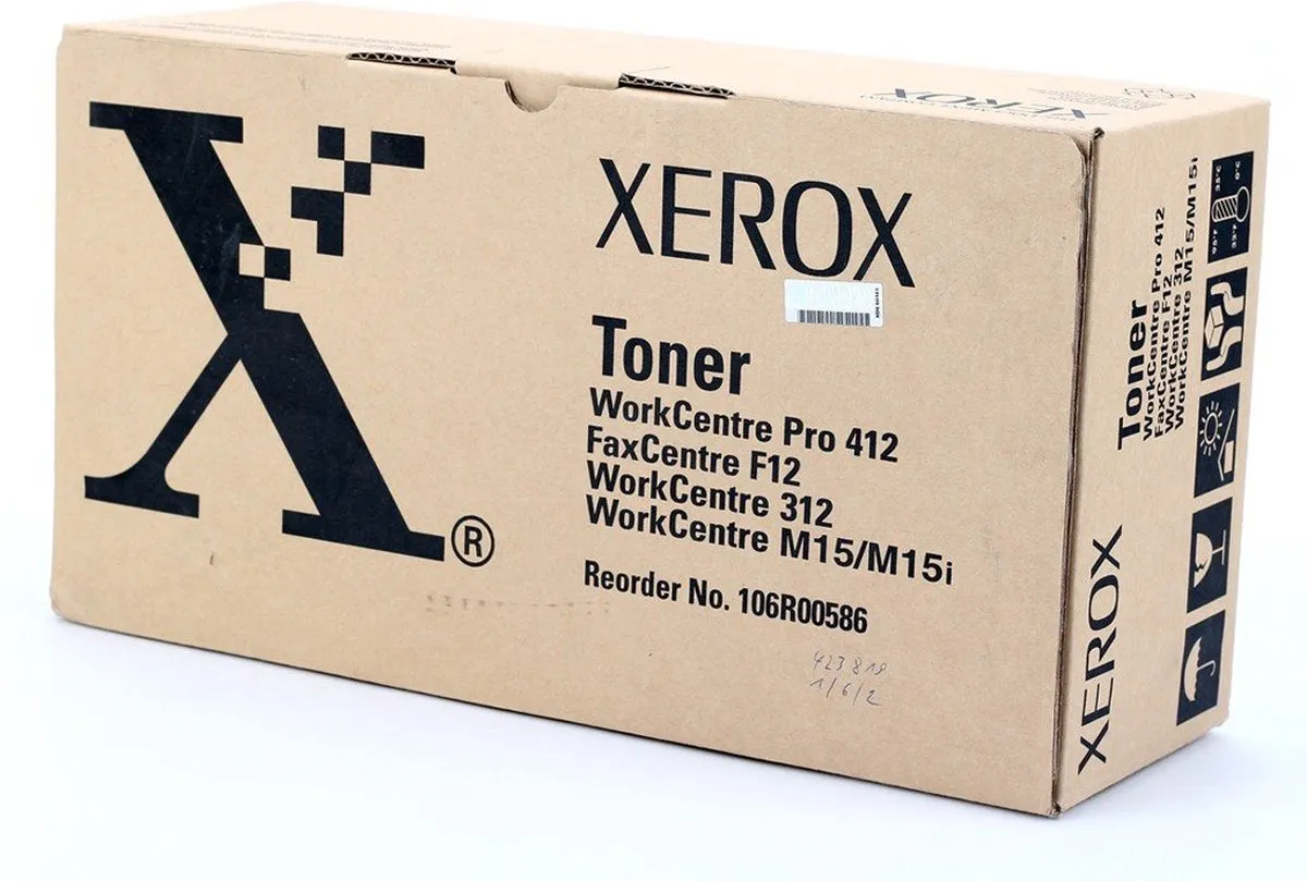 Xerox 106R00586 Tonercartridge - Zwart - 6000 pagina's