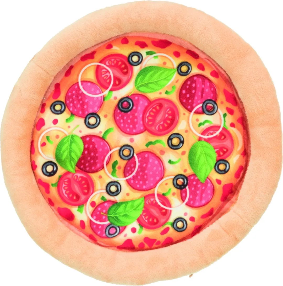 Trixie Pluche Pizza - Blauw - afbeelding 2 van 3
