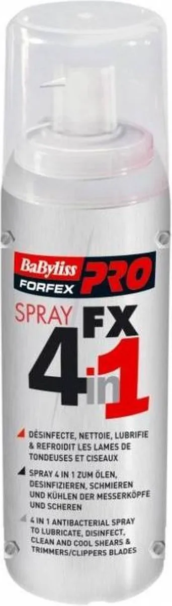 BabylissPRO FX 4-in-1 Reinigingsspray - Wit