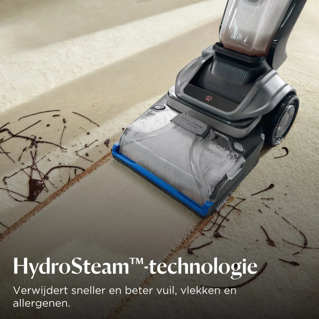 BISSELL Revolution HydroSteam 3670N Tapijtreiniger - 1300W - 3.8L - Zwart