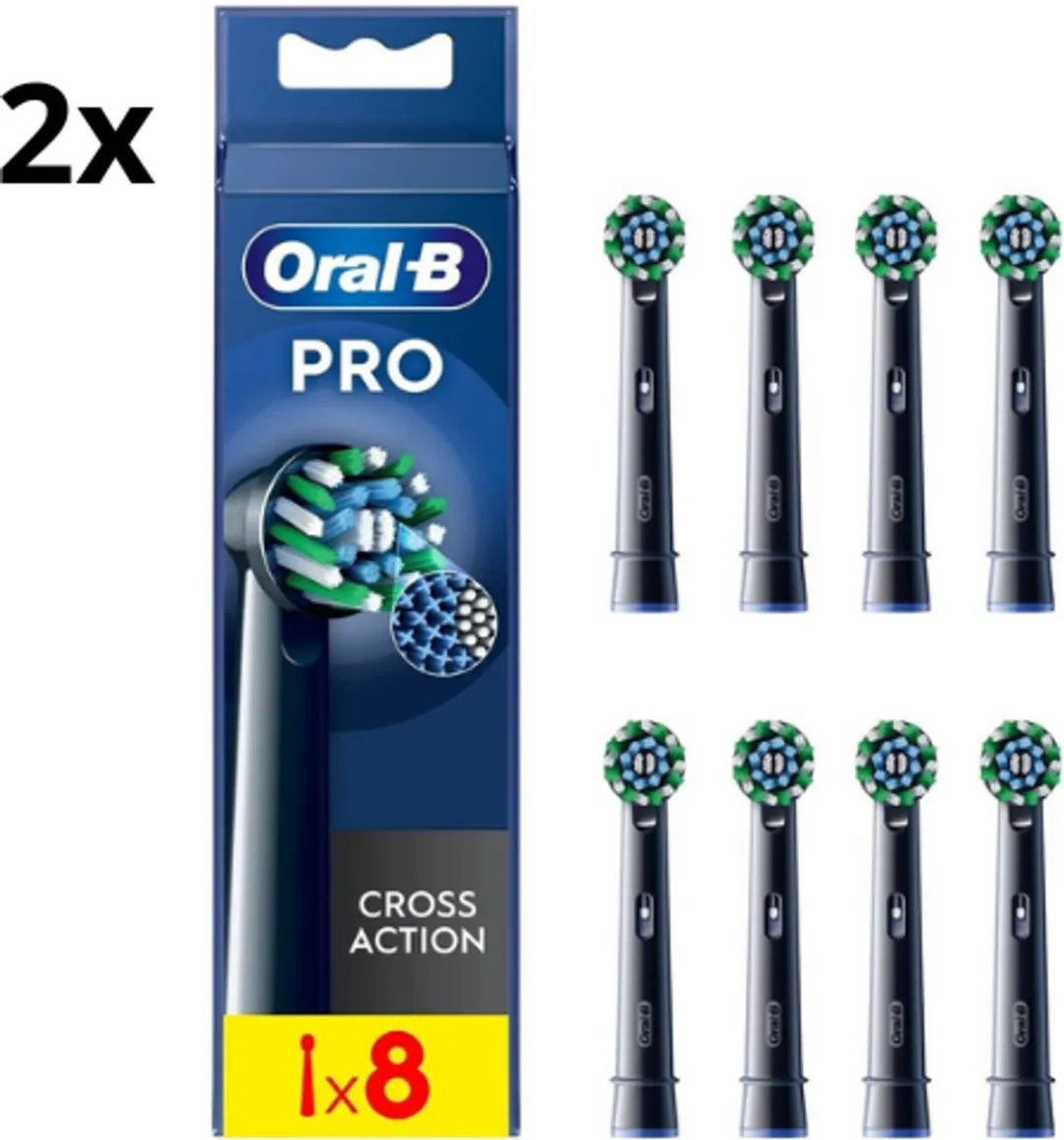 Oral-B Pro Cross Action Opzetborstels